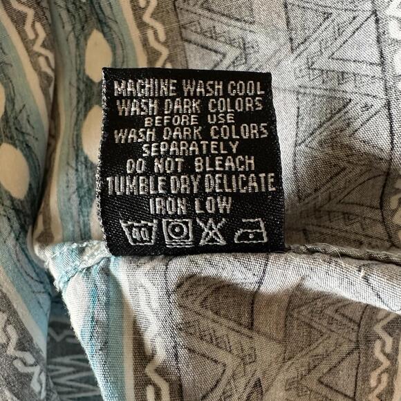 COWGIRL HARDWARE Western Rodeo Shirt  Turquoise Pearl Snap Womens Medium - Picture 8 of 8